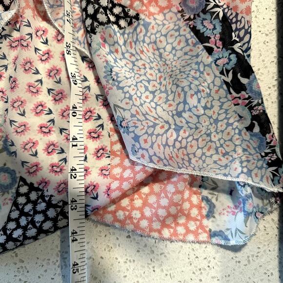 Speechless Kids Patchwork Tiered Dress Size 16 Boho Lace Ruffle Summer Spring - Picture 9 of 9